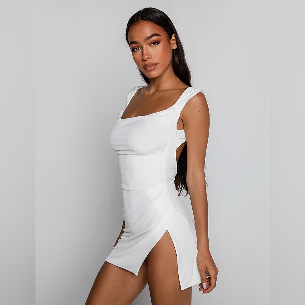 Tiger Mist Joslin Dress Mini Backless white dress